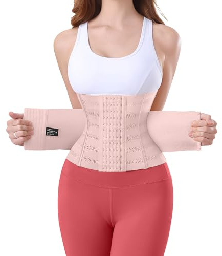 PQWEUU Fajas Reductoras Abdomen Faja Reductora Cintura Entrenador Cinturón Lumbar Reductor Waist Trainer para Mujer Abdomen y Hombre