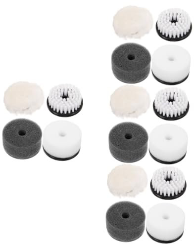 Beaupretty 4 Ensembles Brosse De Polissage Ensemble De Brosses Anti-Poussière pour Cirage Polissage pour Cireuses Applicateur De Brillance De Polissage 4 pièces * 4
