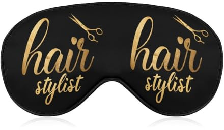 Tijeras de peluquería, antifaz suave para dormir, eficaz bloqueador de luz, antifaz nocturno para dormir y viajar.