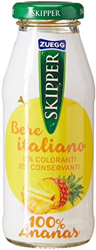 ZUEGG skipper ananas confezione da 24 bottiglie di vetro da 200 ml