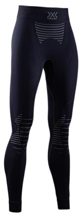X-Bionic Invent 4.0 - Pantaloni Termici da Corsa a Compressione Donna - Alte Prestazioni per Running, Sci, Ciclismo, Fitness, e Sport Invernali - Nero, M