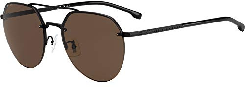 Boss Hugo 1142/f/s 003/70 MATT BLACK Sunglasses Unisex Metal, Standard, 20