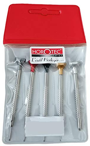 Horotec MSA 01.218-B Assortment of 5 Watchmaker Screwdrivers 0.60 to 1.40 mm