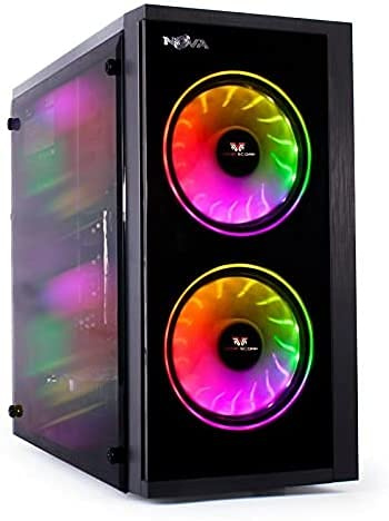 Veno Scorp ARGB GAMING PC Set i5 240 SSD 500 HDD 8GB RAM 2GB GT730, PCs Only Only Win 11 Wifi (Renewed)
