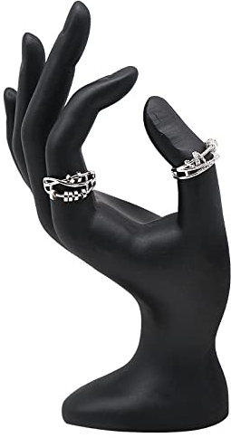 Bakiauli Ringhalter, OK Shape Schmuckständer Hand Schmuckhalter für Aufbewahrung von Ringen Ohrringen Armbändern Halsketten