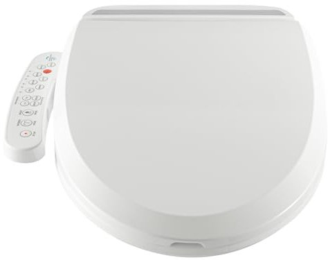 JDBDU Elektrischer Intelligenter Smart Toilettensitz, WC Bidet für Toiletten mit Düse, Japanische Toilette mit Wasserstrahl, Temperatur Einstellbare Dusche Bidet Beheizter Sitz