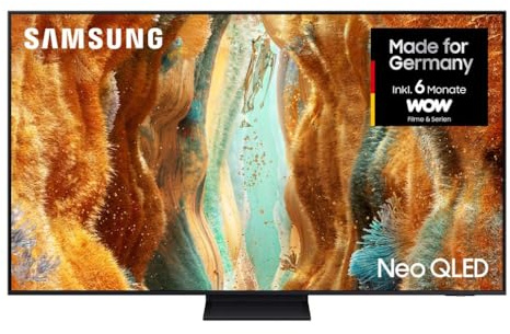 Samsung Neo QLED 4K QN70F 75 Zoll (189 cm) Mini LED Fernseher, Optimiert für Fussball, NQ4 AI Gen2 Prozessor, Quantum Matrix Technology Slim, Motion Xcelerator, Samsung Vision AI Smart TV
