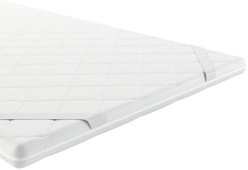 MSS e.K. Relax Topper en Mousse de Gel 190 x 130 x 6 cm surmatelas orthopédique avec Housse Respirante pour Le Confort du Sommeil Convient aux Personnes allergiques ÖKO-TEX Certifié Made in Germany