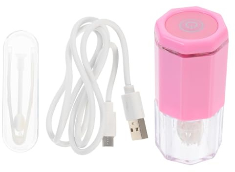 LRXIYODE Pulitore Automatico Occhiali da Vista Reazione Elettrolisi Biologica, Materiale Abs, Design Creativo, per Uso Quotidiano e Viaggio, Include Cavo USB