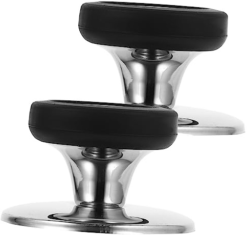 MOTHNUR 2pcs Pot Lid Knob Replacement Silicone Sturdy Household Lid Handles for Glass Stainless Steel Cookware Wear-Resistant Heat-Resisting
