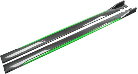 WEQTYSAB 1 Paio Auto Minigonne Laterali, per Seat Arona 1.0 TSI FR 2017-2025 Estensione Laterale Diffusore Separatore Laterale Kit Alettoni,J