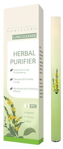 Inhalateur de nettoyage des poumons, purificateur de poumon de mousséine, herbes de mousséine, nettoyant pour poumons, extrait naturel de molène avec soulagement des douleurs