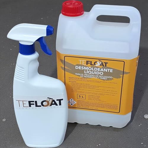 Desmoldeante Líquido para hormigón impreso, especial vertical (5 Litros + Pulverizador)