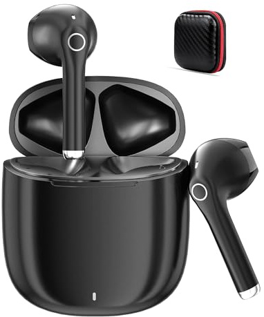 Cuffie senza fili per Samsung S26 Ultra A57 A37 A17 A16 A56 A36 Pixel 10a 9 | in Ear Cuffie Bluetooth 5.3 con microfono Wireless USB C Cuffie Sport con Touch Control per iPhone 17 16e 16 Pro Max Plus