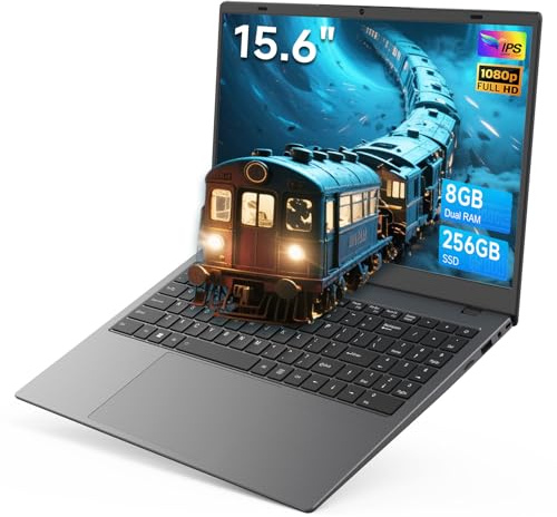 BLUEING 15.6 Inch FHD Laptop, Pentium Gold 6500Y Processor(Up to 3.4GHz) - 8GB RAM 256GB SSD, 5000mAh Battery,Type-C,Portable Laptops Computer for Business Office Home