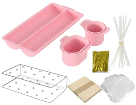 Cake Pop Utstickare Bakningsutrustning Med Dubbel Bricka För Bakning | Cakesicle Utstansare För godis choklad bakning födelsedag desserter bröllop fest