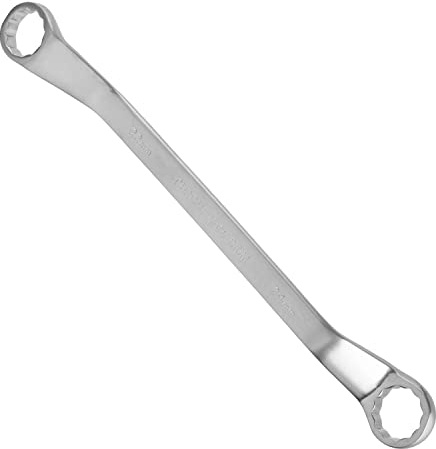 Utoolmart Doppelseitiger metrischer Torx-Ringschlüssel, 290 mm Gesamtlänge, Chrom-Vanadium-Stahl, Offset-Box-Schraubenschlüssel, manuelles Reparaturwerkzeug für Heimwerker, Autoreparaturen, 1 Stück