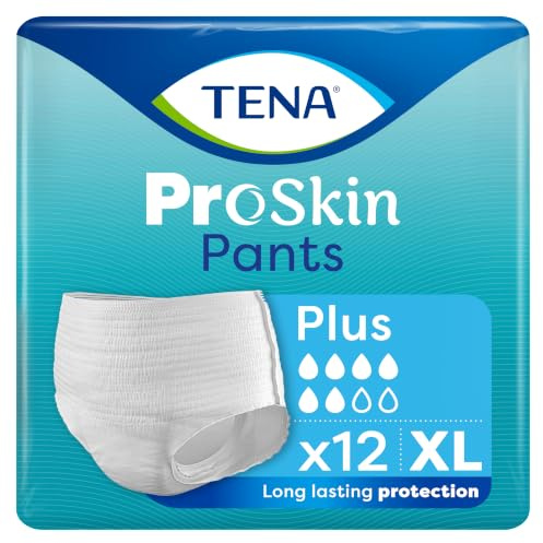 Tena Pants Plus Proskin Protection pour Incontinence XL 12 Unités