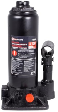 FORCEKRAFT Wagenheber 5t Hydraulisch Stempelwagenheber 195–395 mm mit Sicherheitsventil Hydraulikzylinder & Flaschenwagenheber für Auto, PKW & Werkstatt