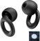 Ear Plugs for Sleep – Super Soft, Reusable Hearing Protection in Flexible Silicone for Noise Reduction & Flights - 8 Ear Tips in XS/S/M/L -Black.Hearing Protection Ear Plugs Noise Cancelling 30dB