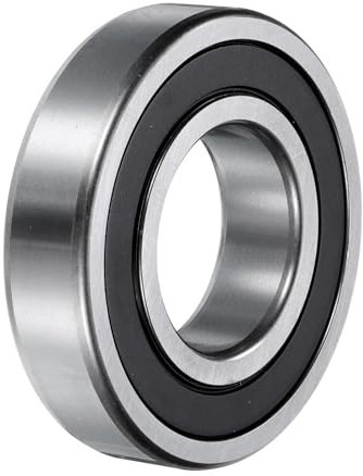 sourcing map 6207-2RS Deep Groove Ball Bearings, 35mm I.D x 72mm O.D x 17mm Thick C3 Double Rubber Sealed Chrome Steel (ABEC5, Black)