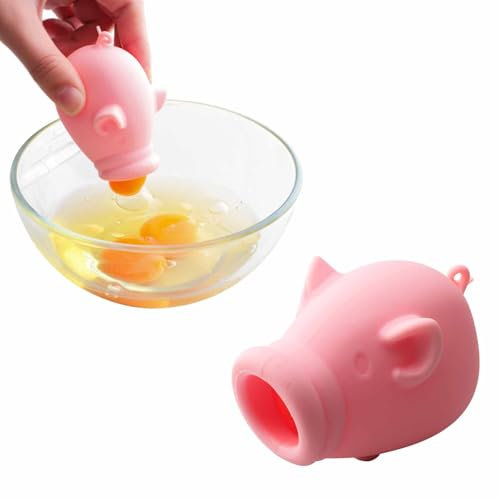Silicone Egg White Separator - Eggs Separator Tool Included - Kitchen Gadget for Cooking and Baking,Egg Separators,Egg Yolk Separators