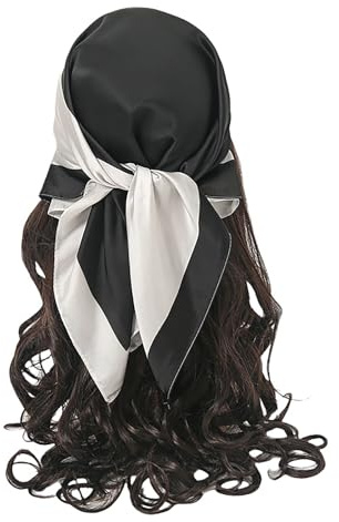 Traziewell Satin Bandana Headscarf Woman Head Scarf for Sleeping