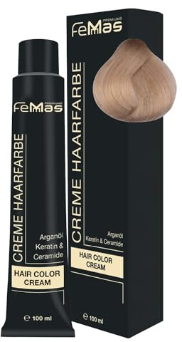 FemMas Tinte para el cabello Superclareante Oro 903 I Crema para el cabello para aclarar hasta 5 tonos I Tinción duradera para el cabello para resultados de color brillantes y duraderos I 100 ml
