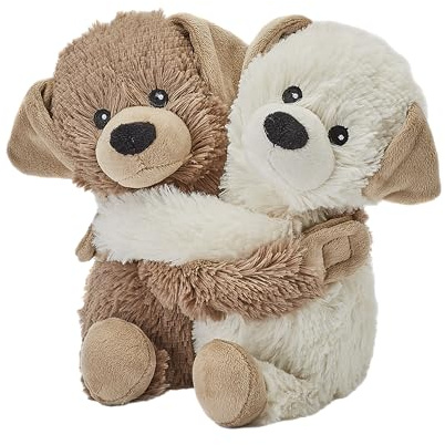 Warmies Warm Hugs Vetepåsar som kan användas i mikrovågsugn med doft av fransk torkad lavendel, helt uppvärmningsbar kramleksak för ångest och smärtlindring