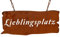 Schild Spruchtafel rostiges Gartenschild Edelrost Rost zum hängen Gartendeko (Lieblingsplatz)