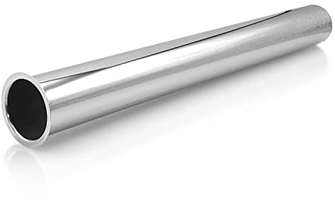 kör4u Design Tauchrohr, extra langes Rohr 300mm, chrom für Siphon Tassengeruchverschluss, universal