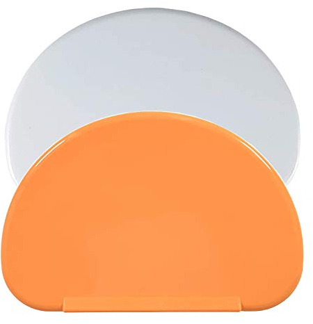Corno Raschietto per Pasta in Plastica, Taglio Pasta, 2 Pezzi, Spatole per Pane Cucina, Pasticceria, Frittelle, 15,8 x 10,3 cm