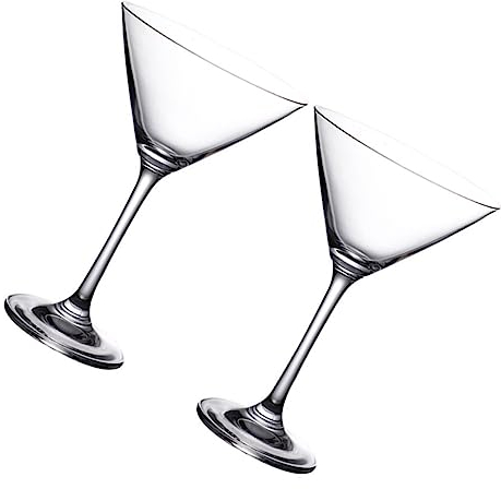 Healifty 2 Pz Bicchiere Da Martini Calici Bicchieri Da Cocktail Bicchieri Cocktail Plastica Calice Di Vino Bicchieri Da Vino e Di Bicchiere Per Bere Whisky Di