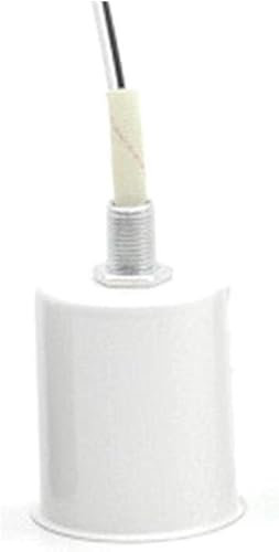 Lampensockel Sockelkonverter, Sockeladapter, Lampenfuß Keramische Schraubfuß Runde LED-Lampe Sockel Halter Adapter E27 E14 (Farbe: Weiß, Größe: E27) (Farbe: Weiß, Größe: E27) (Farbe: White, Size :