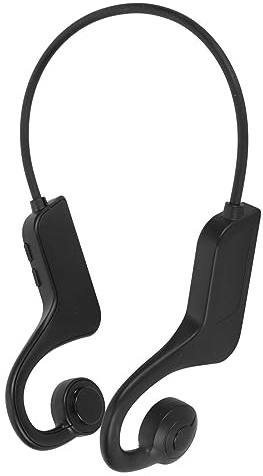 X7 Cuffie a conduzione ossea, cuffie auricolari aperte wireless Bluetooth 5.3 con 10 ore di autonomia, impermeabilità IP68, resistenti al sudore, con display digitale LED, microfono integrato