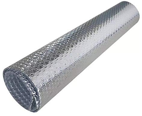 Isolierfolie Dämmfolie Selbstklebe Heizkörper Reflexionsfolie Doppelte Alu Luftpolsterfolie Für Fenster, Auto, Camping Oder Pool Perfekt Als Wärmedämmung, Kälteschutz Und Verdunklung ( Size : 1mx3m )