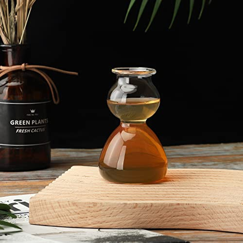 JUOPZKENN Copas de Martini Elegantes Copas de Cóctel Copa de Cóctel Vidrio en Capas de Absenta - Capacidad 120 Ml, Diámetro de la Boca de la Botella 3,3 Cm, Altura Aproximadamente 9 Cm(#1)