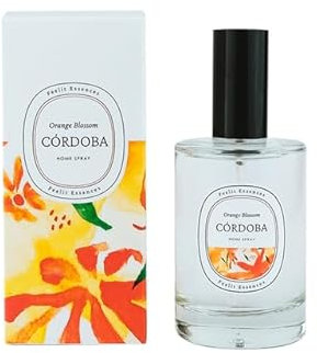 Feelit - Spray Parfumé pour la Maison - Souvenir de Córdoba - Parfum Fleur d'Oranger - Spray d’Ambiance Aromatique - Pour Offrir - Bouteille Réutilisable - Produit Artisanal - Fabriqué Espagne