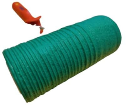 Rolle für Putz Wand Beton Druck Stein Stein Dekorative Texture Roller, Modell Wood 2, ca. 20 x 8 cm