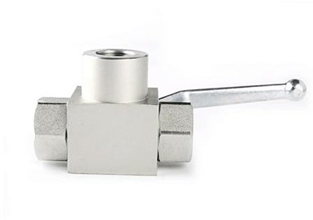 LEFTART High Pressure Ball Valve, for home improvement 3 Way Valves Male Thread Carbon Steel Valve(3/8)