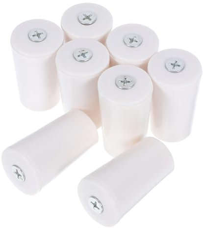 iplusmile 8 Pezzi Fermo per Tapparelle Avvolgibili in ABS Viti, Antiscivolo e Silenzioso, per Ufficio e Negozio per Stabilizzare Tende a Rullo