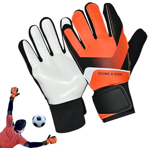 Guanti da portiere da calcio, guanti da portiere in lattice, resistenti e comodi, per ragazzi, uomini, adulti, bambini, donne,