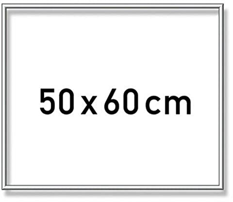 Schipper 605240769 Malen nach Zahlen, Alurahmen 50 x 60 cm, Silber matt ohne Glas für Ihr Kunstwerk, einfache Selbstmontage