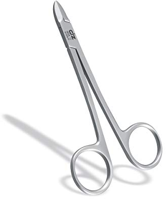 DZ Nagelhautzange Hautzwickzange mit Scherengriff Maniküre Pediküre Edestahl