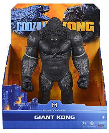 MonsterVerse Godzilla vs. Kong 11-Zoll-Sammler-Gigant King Kong artikulierte Actionfigur Spielzeug in Schwarz, Limited Edition, geeignet für Kinder ab 4 Jahren+