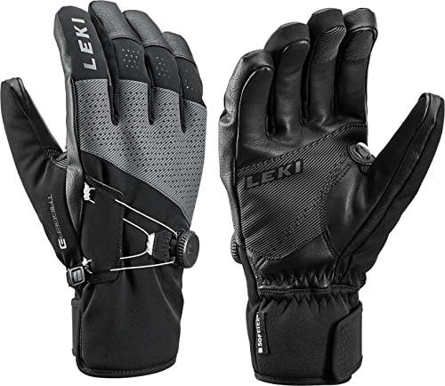 Leki Performance-Handschuhe, Unisex, Tune 3D, Boa, Schwarz/Grau, Größe 9
