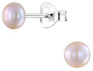 FRIEDA + PAUL Perle Zuchtperle Basic Damen Frauen Mädchen Ohrstecker Ohrringe 925 Sterling Silber anlaufgeschützt Schmuckbox