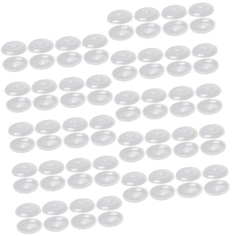 RORPOIR 100stücke Transparente Kerzentropfschutz-Pads Aus Sicherem Kunststoff Wiederverwendbare Tropfenfänger Für Kerzenwachs Für Zuhause Kirche Und Feiern