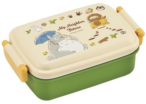 Skater My Neighbor Totoro Bento Lunch Box 15.22oz - Cat Bus - Cute Lunch Carrier with Secure 2-Point Locking Lid - Authentic Japanese Design - Durable, Microwave and Dishwasher Safe