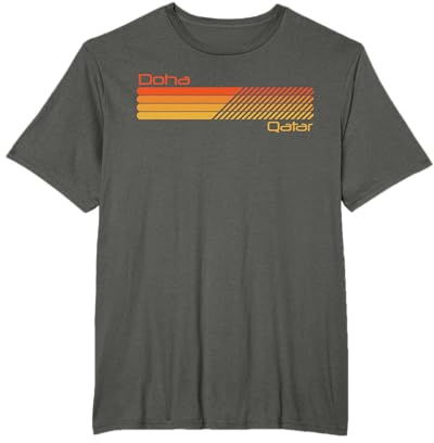 Retro Doha Catar Camiseta